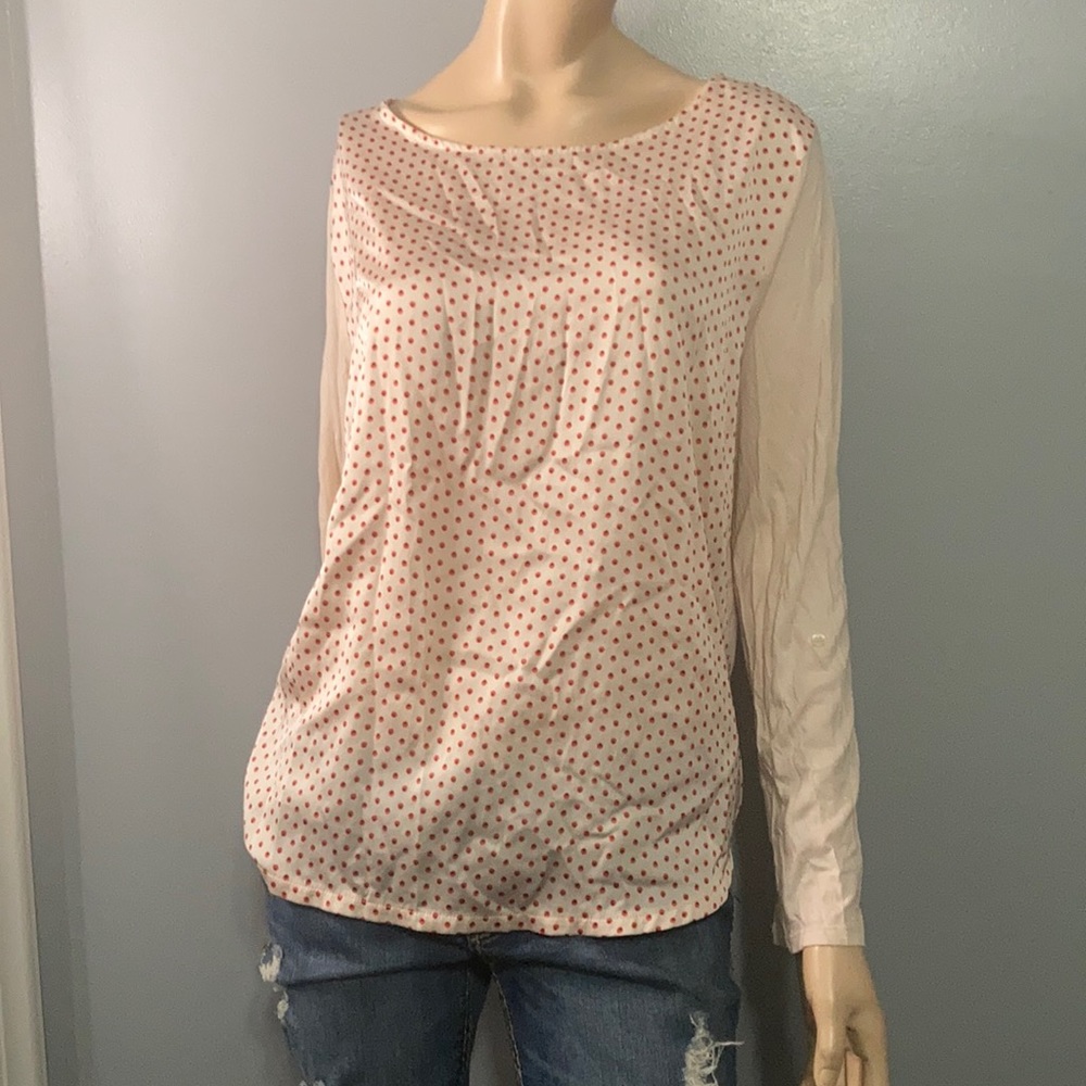 ⭐️Ann Taylor Polka Dots sz L⭐️